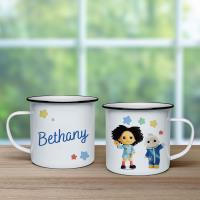 Personalised Moon and Me Pepi Nana & Moon Baby Enamel Mug Extra Image 1 Preview